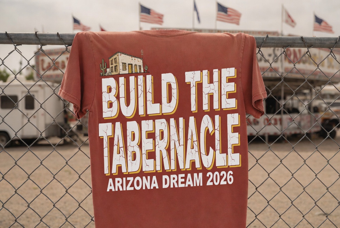 Build the Tabernacle shirt, red