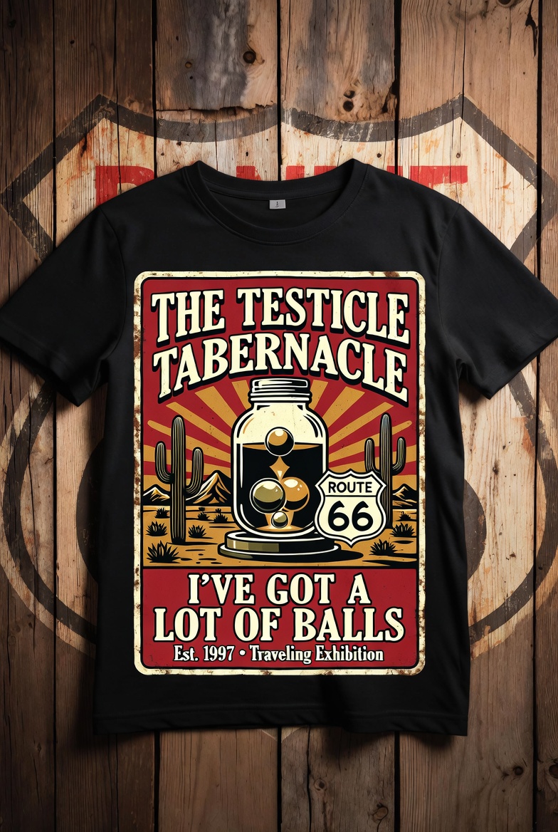 A Lot of Balls shirt, black